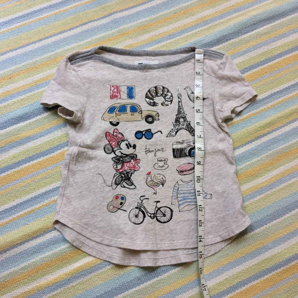 ⭐ GAP x Disney Minnie Mouse France sequin-embellished top XS